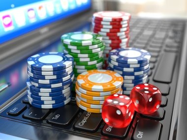 Live dealer casino table with multiple camera angles